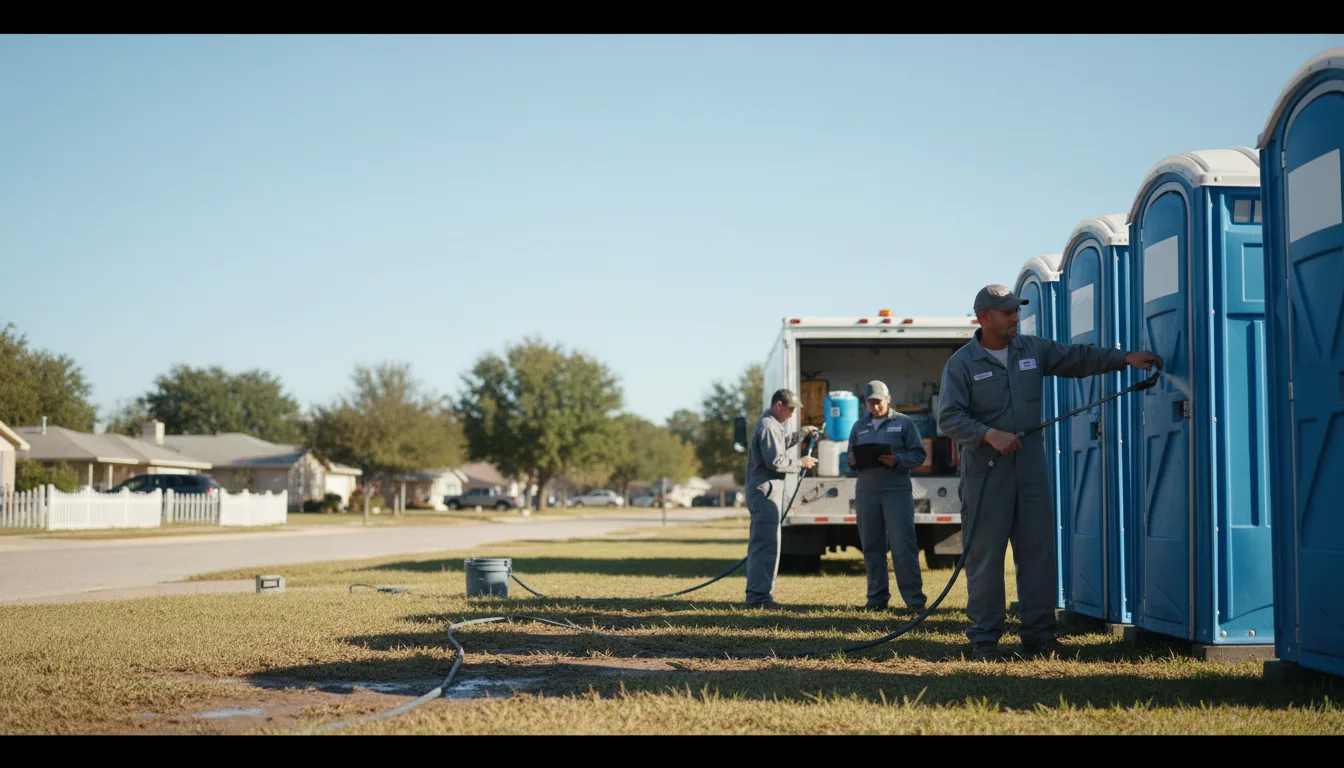 Long-Term Portable Toilet Rental in Wrightsboro, TX near me